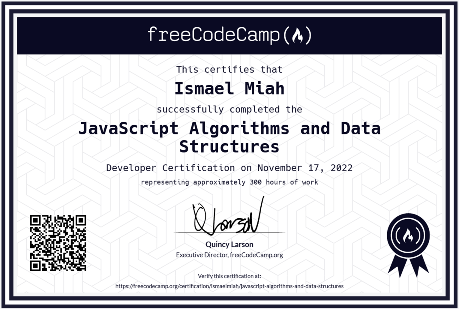 FreeCodeCampg JavaScript Algorithms and Data Structure